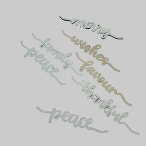 Wooden words decor diy